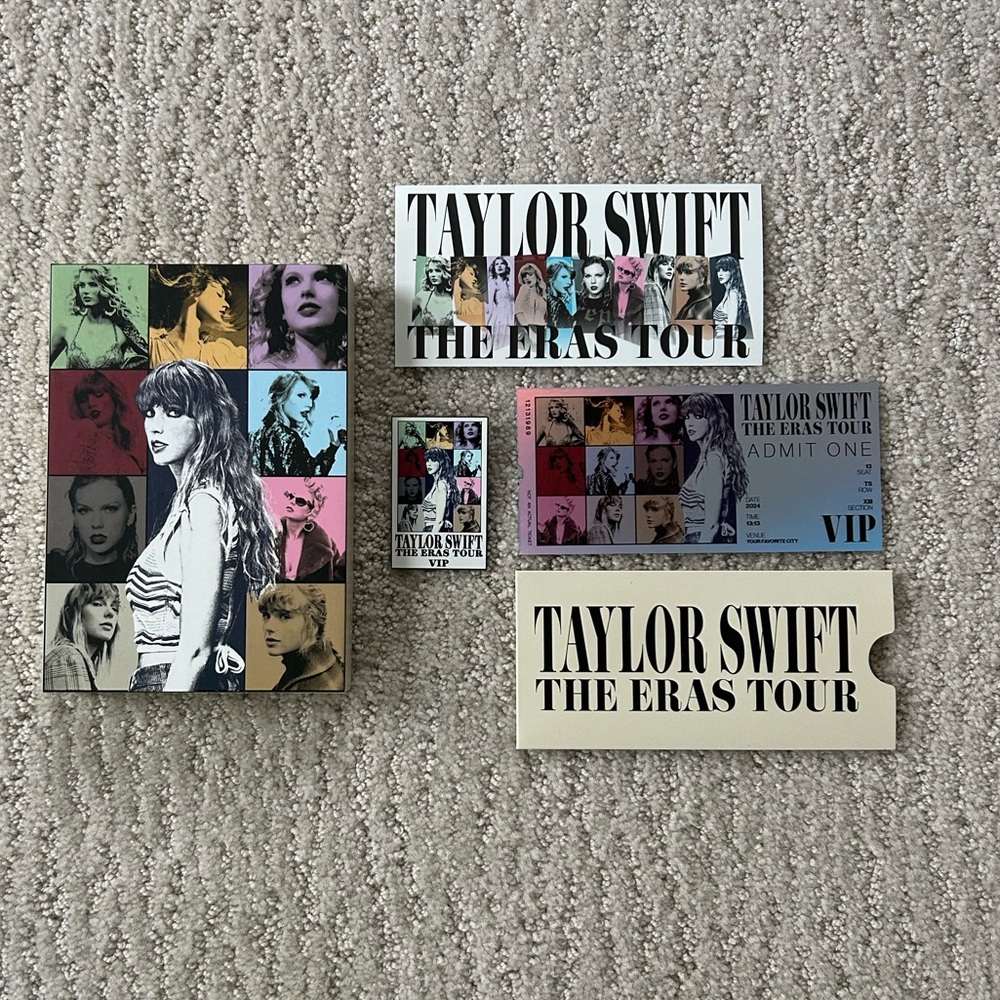 VIP merch from Taylor Swift Eras Tour